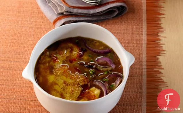 बिस्टरो शैली का फ्रेंच प्याज का सूप