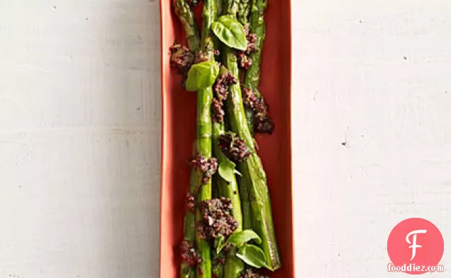 Asparagus with Olive Tapenade