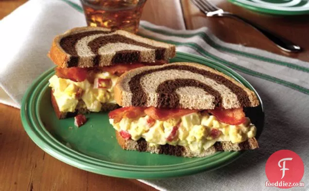 Zippy Bacon-Egg Salad Sandwiches