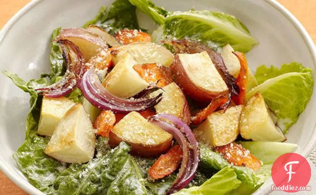 Ranch Salad with Roasted Vegetables