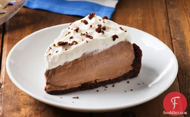 Mile-High Fudge Brownie Pie