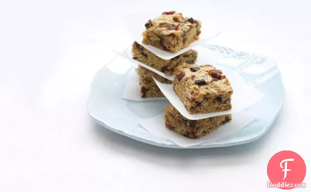 Chocolate, Cranberry & Oat Bars