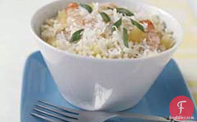 Pina Colada Shrimp and Rice