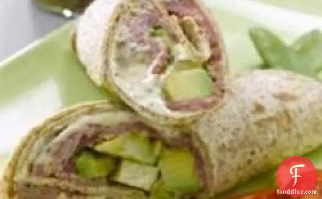 Roast Beef Wraps with Maille® Old Style Mustard