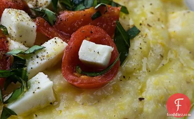 Polenta With Tomatoes And Mozzarella