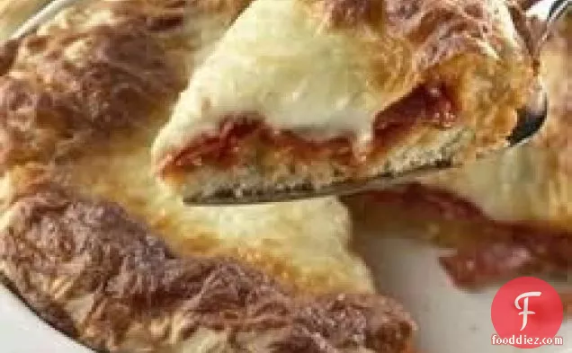 1-Dish Pepperoni Cheese Pizza Bake