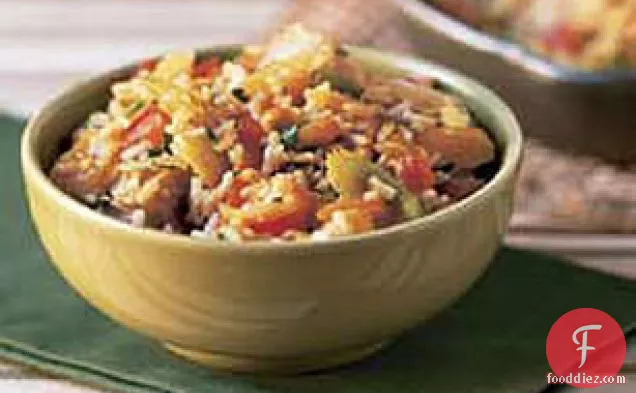 Spiced Pork Rice Pilaf