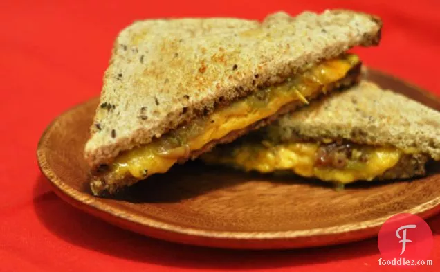 Grilled Cheese With Tomato Chutney