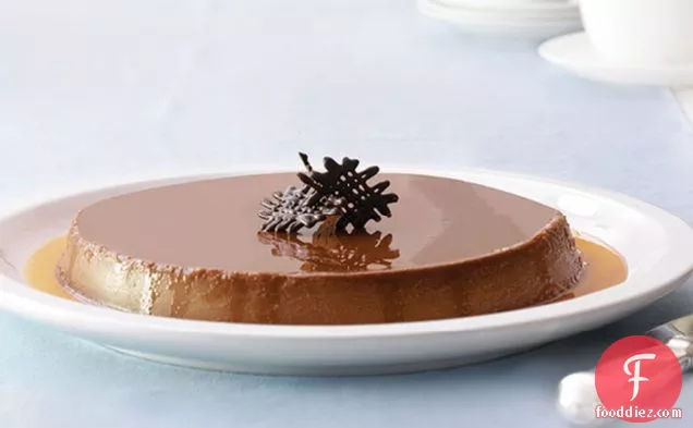चॉकलेट चीज़केक फ्लान