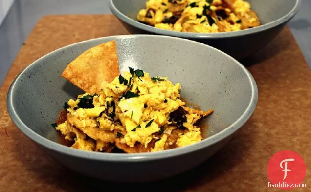 Migas With Tomato-chipotle Coulis