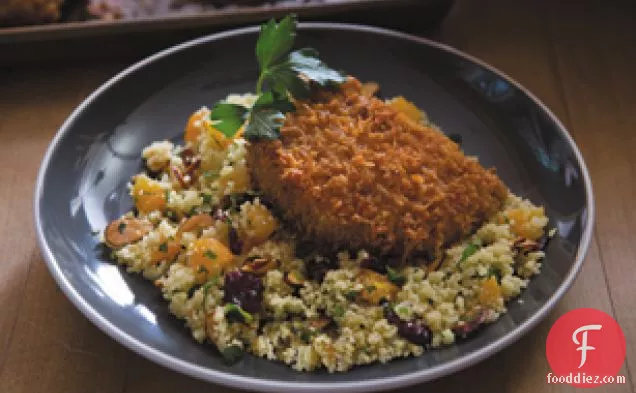 Smokey Mesquite Pork Chops with Couscous Salad