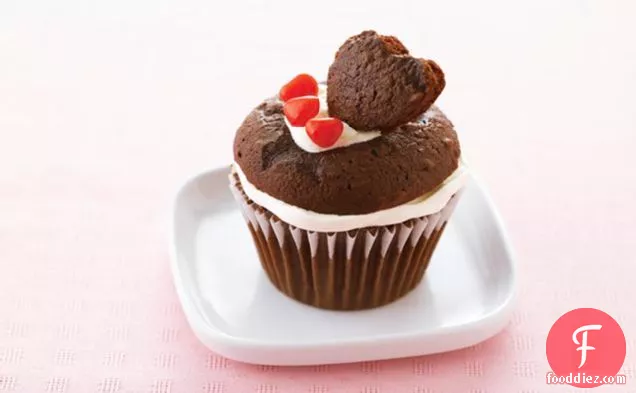 Heart-of-My-Heart Chocolate Cupcakes