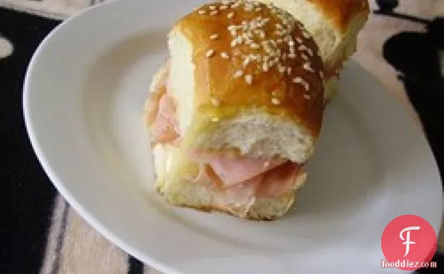 Jen's Mini Ham and Cheese Rolls