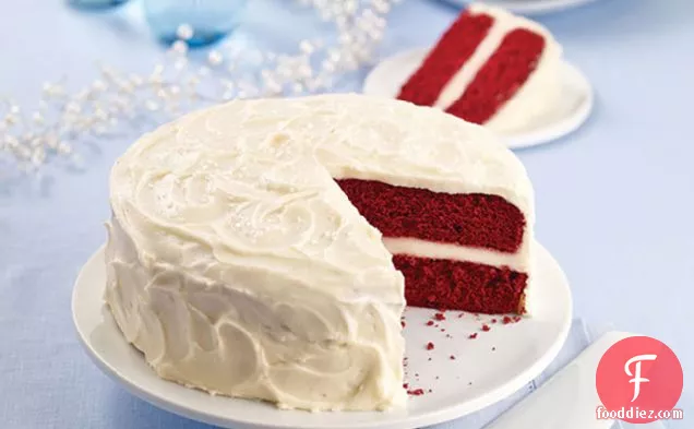 गुप्त लाल मखमल केक