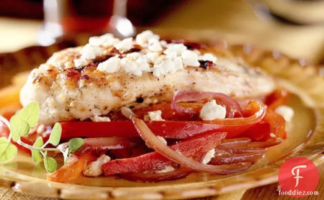 Feta Chicken and Vegetables