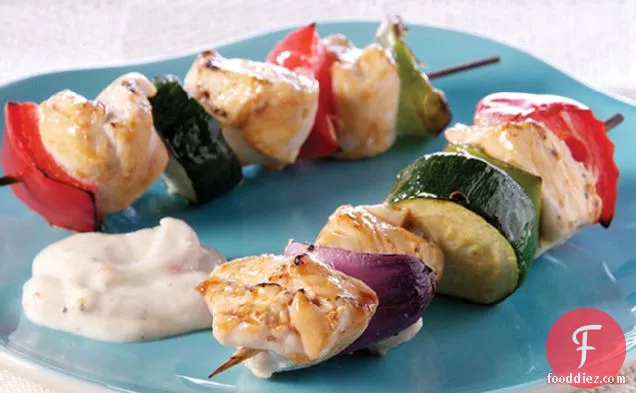 Tangy Grilled Chicken Kabobs