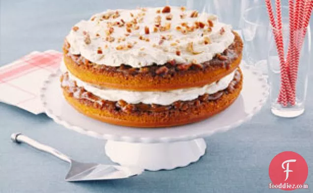 Pumpkin-Praline Layer Cake