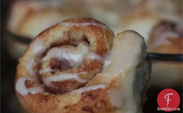 Cinnamon Rolls From Frozen Bread Dough - EASY