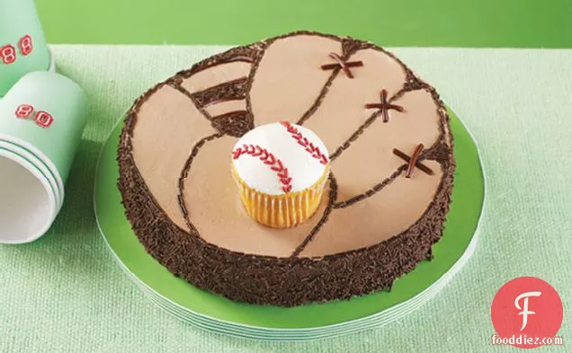 Baseball Mitt Cake