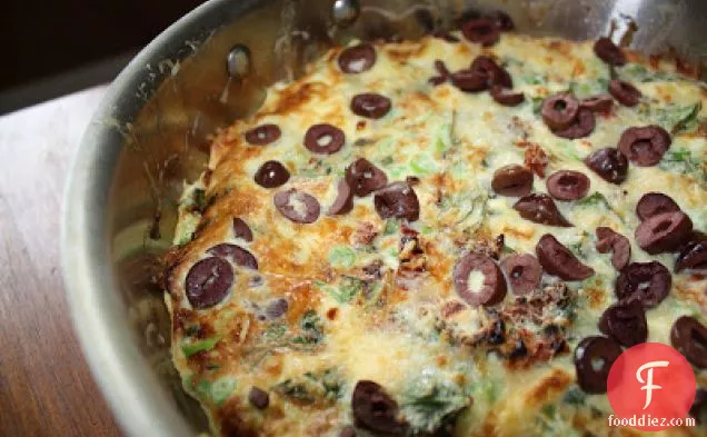 Frittata With Cheese, Sun-dried Tomatoes, And Basil