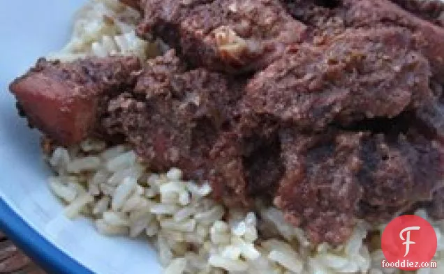 Khoresht Fesenjaan (Chicken with Pomegranate Sauce)