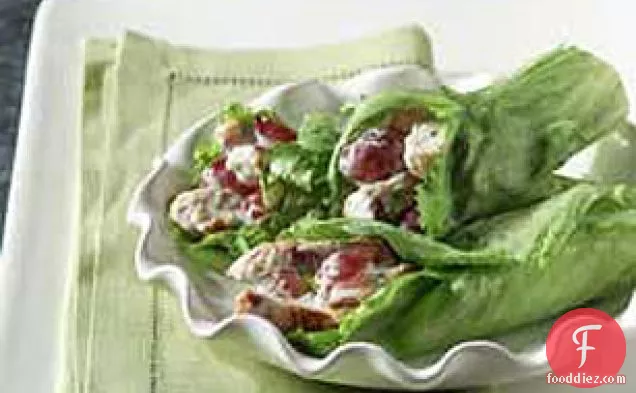 Easy Chicken Salad Lettuce Wraps