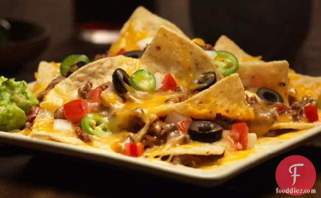 Nachos with Cheesy Beef