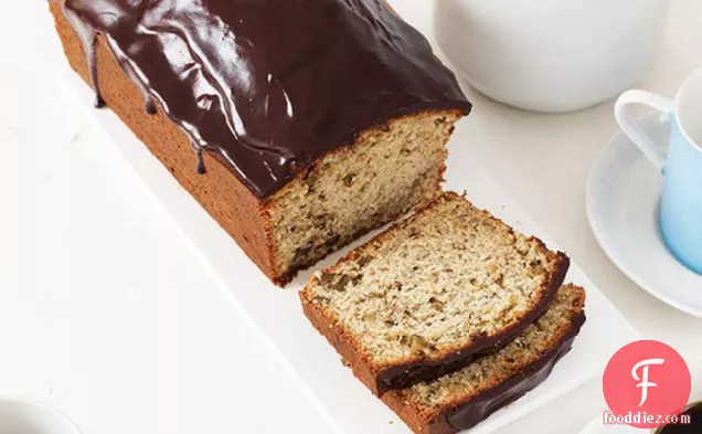 Chocolate-Glazed Banana Bread