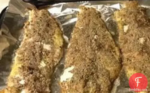 पेकन-क्रस्टेड ट्राउट