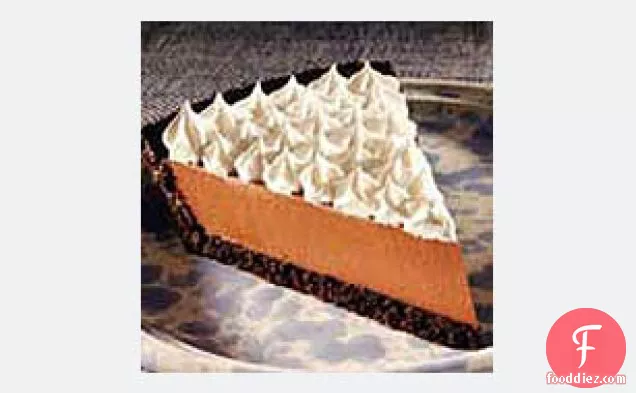 Chocolate Two-Cheese Pie