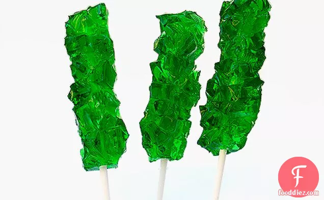 Rock Candy Jello Shooters With Midori Melon Sour