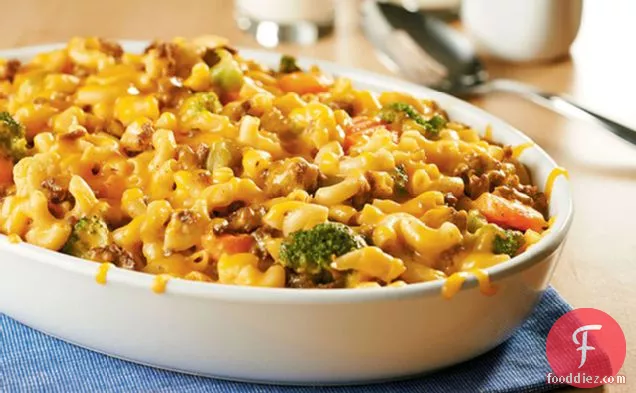 Zesty Cheeseburger Mac Casserole