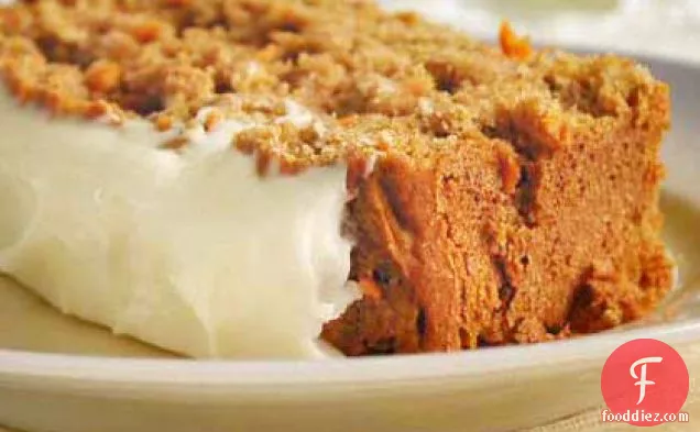 Carrot Quick Bread with Cream Cheese Frosting