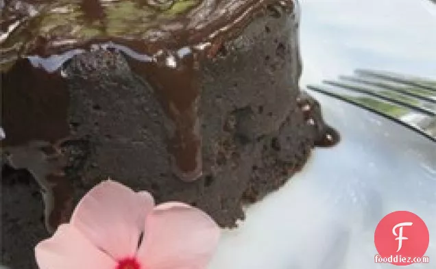 Mexican Chocolate/Salted Caramel Cake in a Mug