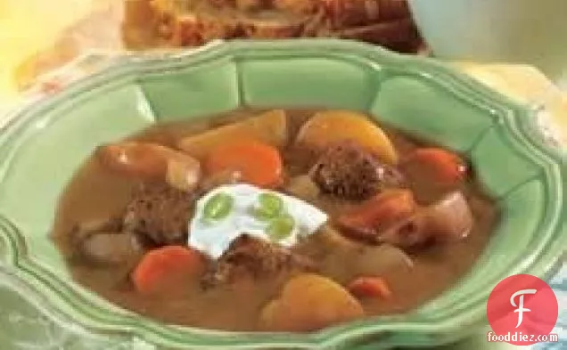 Slow-Cooker Beef and Vegetable Soup