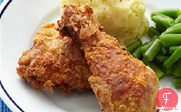 Southern-Style Fried Chicken with Garlic Mashed Potatoes