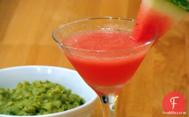 Watermelon Cilantro Margaritas
