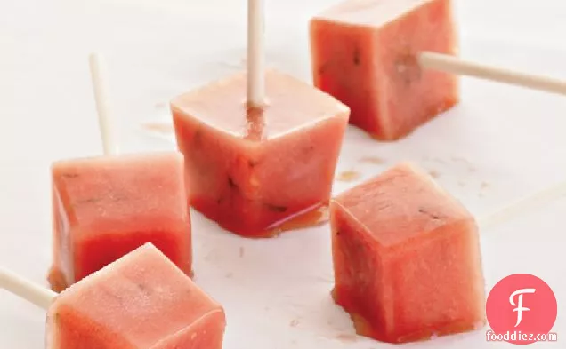 Minted Watermelon Popsicles