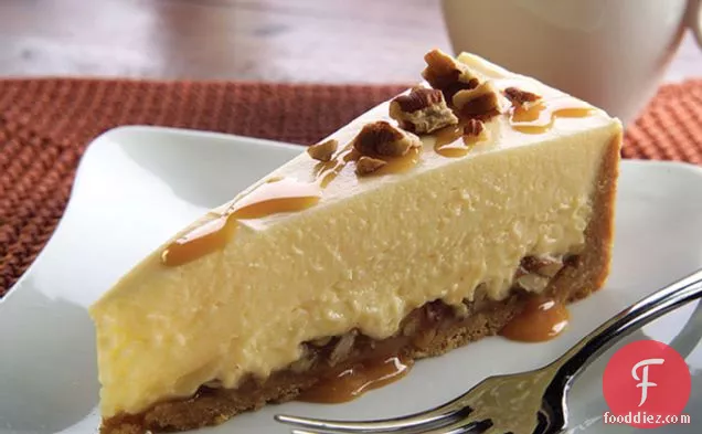 Easy Caramel Pecan Cheesecake