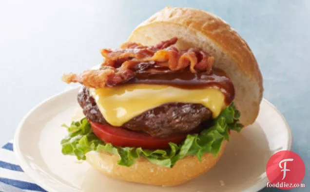 All-American BBQ-Bacon Cheeseburgers