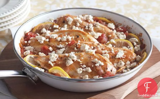 Chicken with Tomatoes & Feta