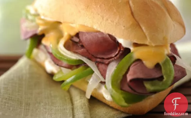 Hearty Cheesesteak Sandwich