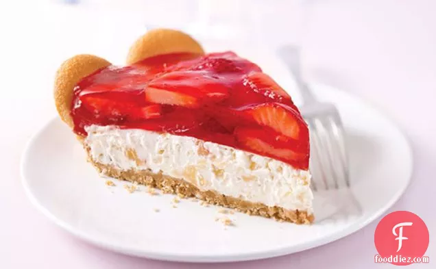 Tropical Strawberry Cream Pie