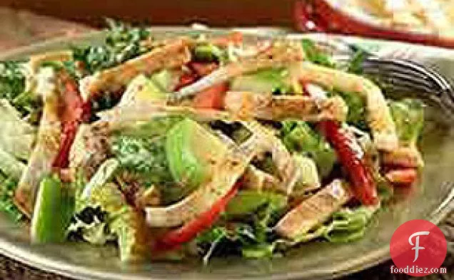 Confetti Salad with Crispy Tortilla Strips