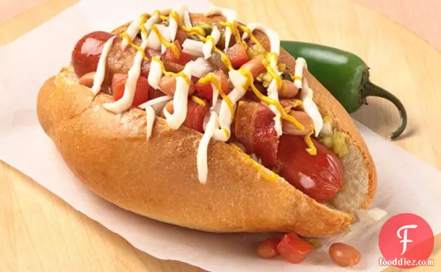 Sonoran-Style Hot Dog