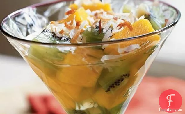 Tropical Fruit Ambrosia with Rum
