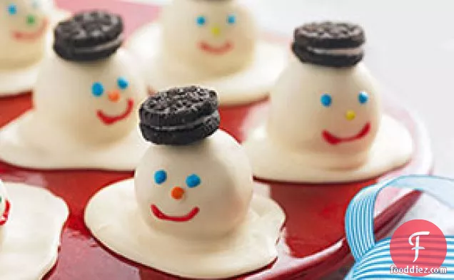 Melting Snowmen Cookie Balls