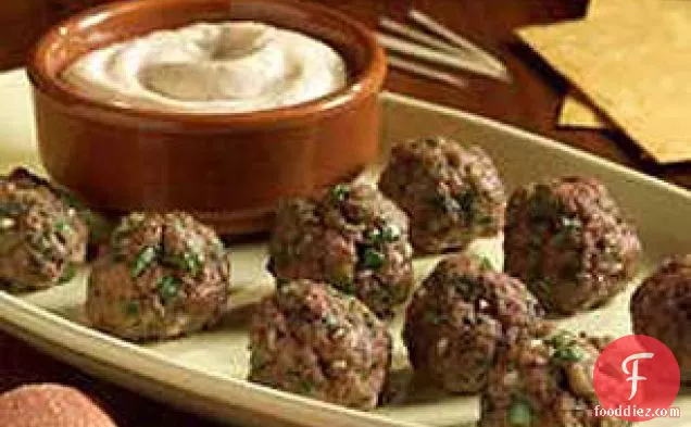 Meatballs with Chipotle Dipping Sauce