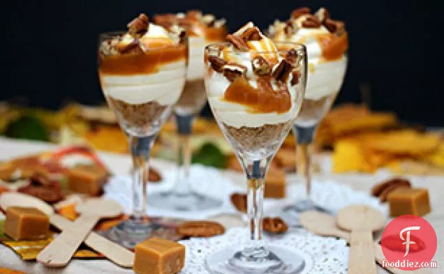 Caramel Pecan Cheesecake Trifle
