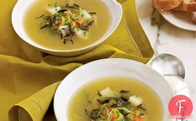 Wild Rice and Celery Root Soup